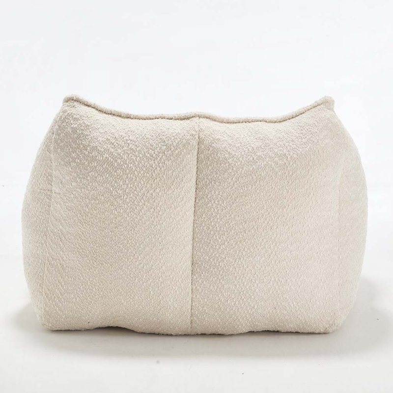 Fauteuil à billes en chenille, Beige