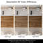  Ensemble de meuble-lavabo mural simple 30 po avec lavabo, robinet et drain inclus-2004315001