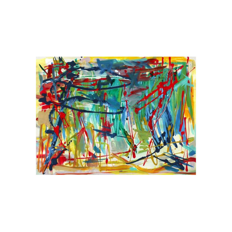 Joyride Print by Dylan Grey, 24" H x 33" W x 1.5" D, Glass Coat