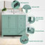 Meuble-lavabo moderne avec chargement USB-612878261