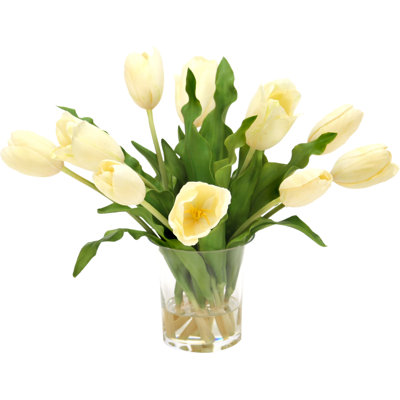 Polysilk Arrangement in Vase