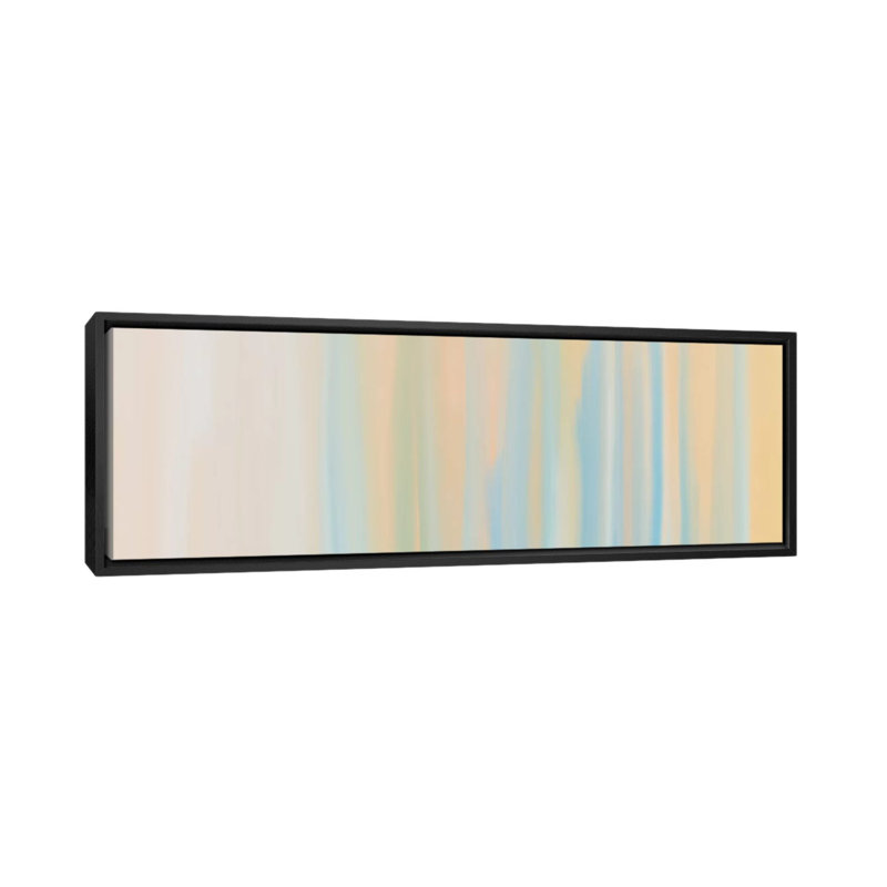 « moon phase », reproduction d’art sur toile tendue, H 12 po x l 36 po x P 1,5 po, Cadre noir