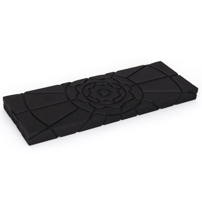 Coussin en mousse pour banc de méditation en teck Ebern Designs