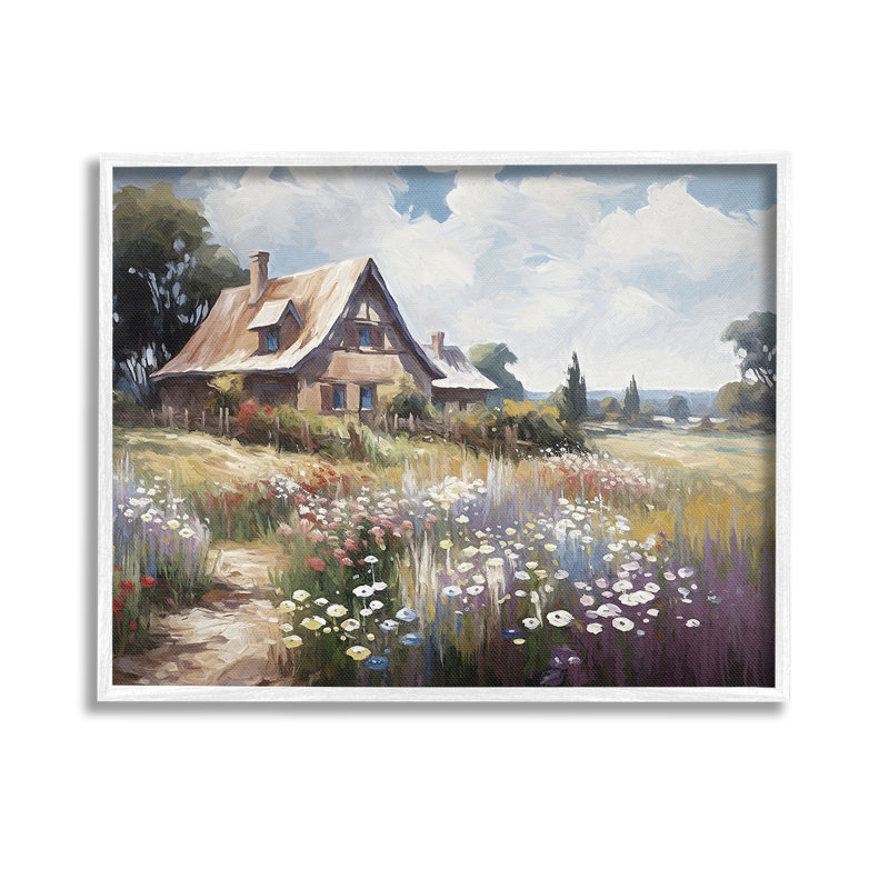 Art de giclée encadrée par Ramona Murdock, Giclée encadrée blanc bord de mer, H 11 po x l 14 po