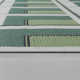 Kamran Rectangle Geometric Machine Woven Polypropylene Indoor / Outdoor Area Rug in Green/Gray
