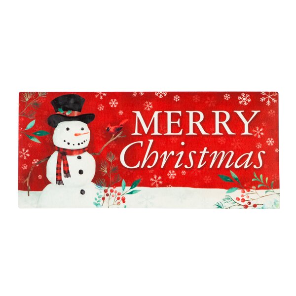 https://assets.wfcdn.com/im/84631575/resize-h600-w600%5Ecompr-r85/1646/164650321/Winter+Christmas+Christmas+Heritage+Snowman+Sassafras+Switch+22+in.+x+10+in.+Non-Slip+Indoor+%2F+Outdoor+Door+Mat.jpg