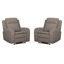 Fauteuil inclinable électrique Aboubakr avec massage thermique et auto-glissement-120142230