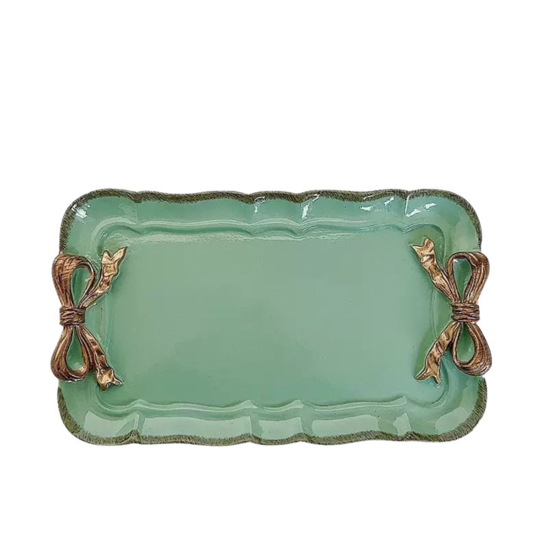 Collier décoratif avec anneaux de rangement, Vert