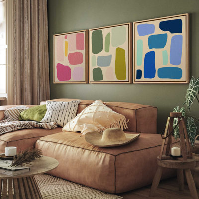 " Chromatic Rhythms " by Golden Glow Interiors 3 - Pieces