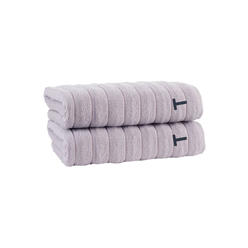 Depue 3 pcs Towel Set, T, Silver