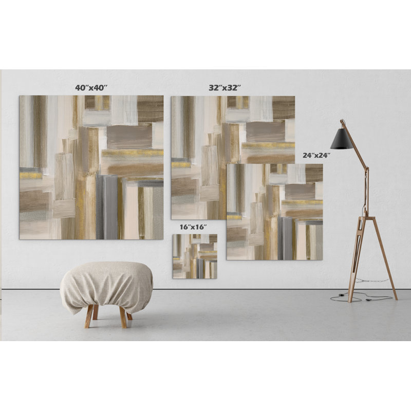 « fields ii », reproduction de peinture à l’huile sur toile tendue, H 40 po x l 40 po x P 1,5 po