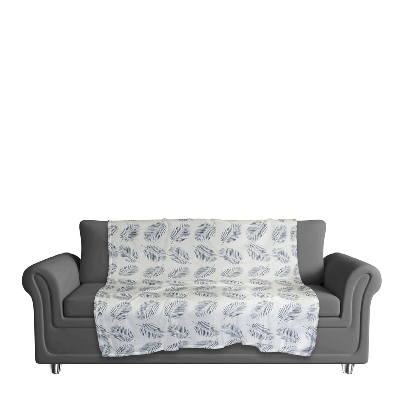 Hand Woven Throw Blanket, Navy