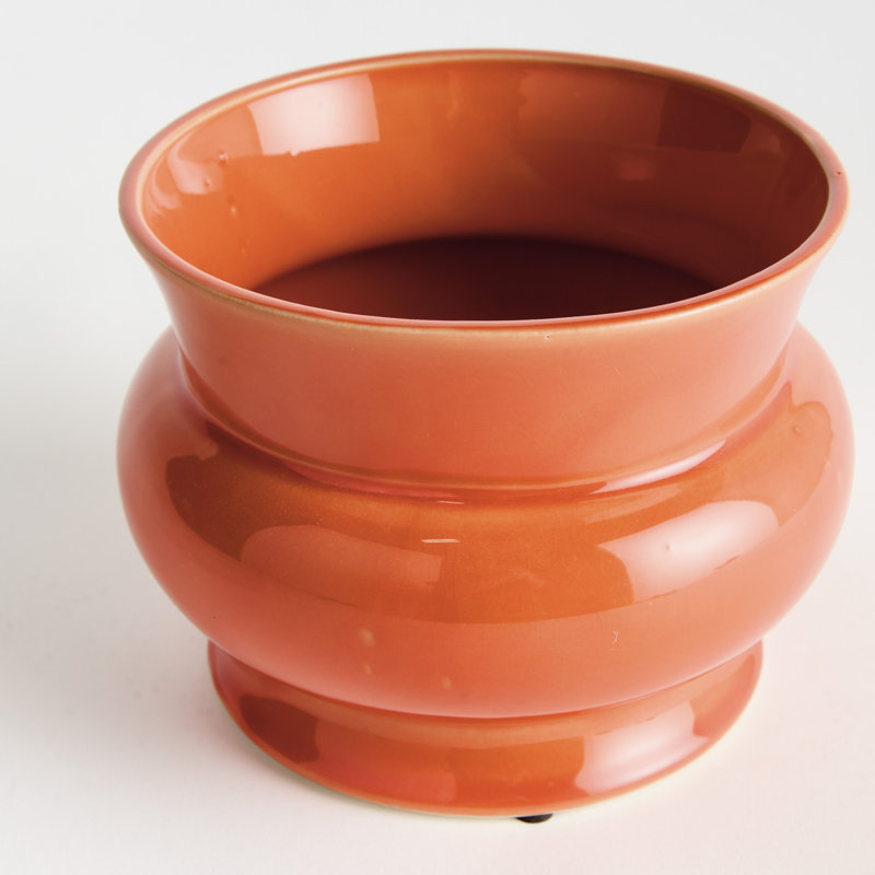 CORA POT, 7.25", Orange