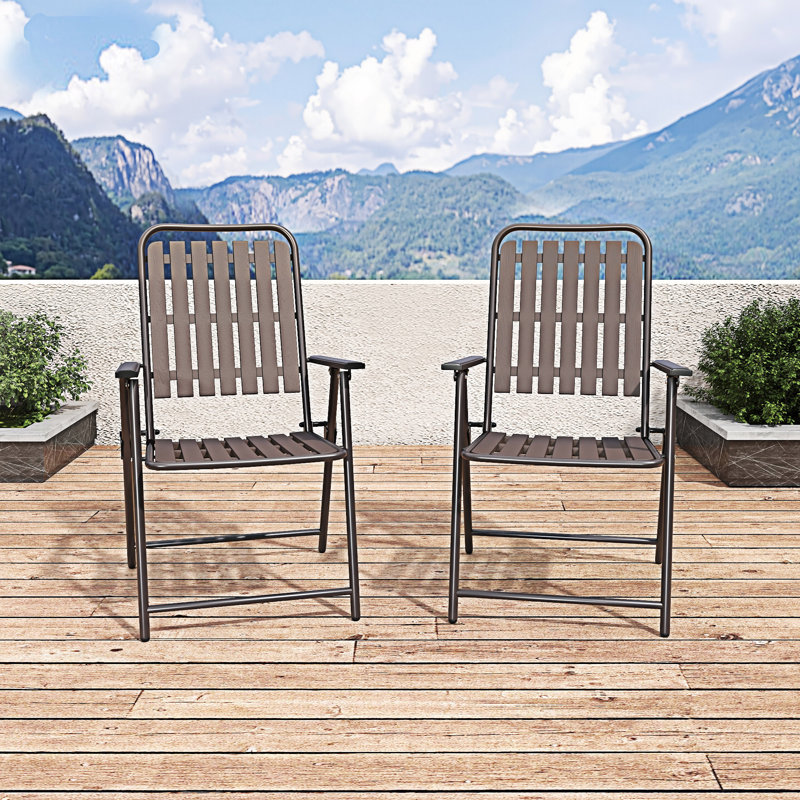 Ensemble de 2 chaises pliantes