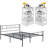 Alsa 3 Piece Stainless Steel Bedroom Set-1279069349-1279069350