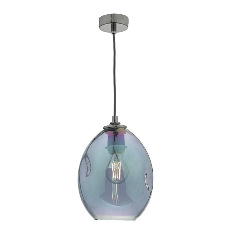 Valencia 1 - Light Black Teardrop Pendant