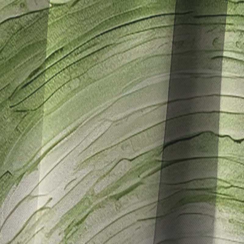 Green Serene Spiral Dreams III - Rideau en spirale - Rideau abstrait occultant - 1 panneaux, L 52 po x L 90 po