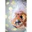 Ornements de boule de Noël D4,7 ", boules de Noël suspendues en verre pour décorations de fêtes, lot de 4
