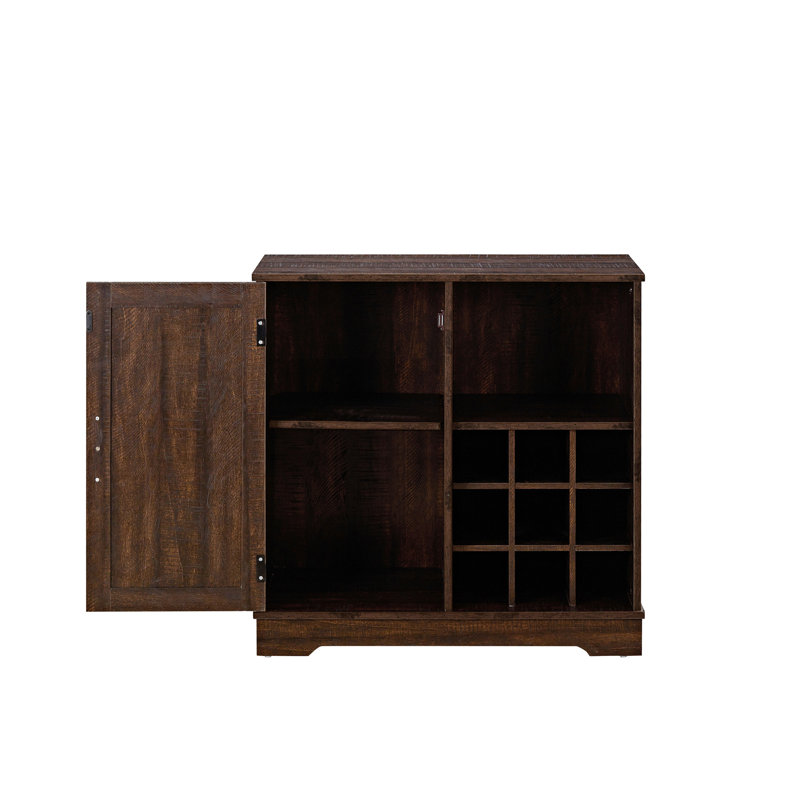 Armoire de bar Farmhouse Coffee Bar , Brun