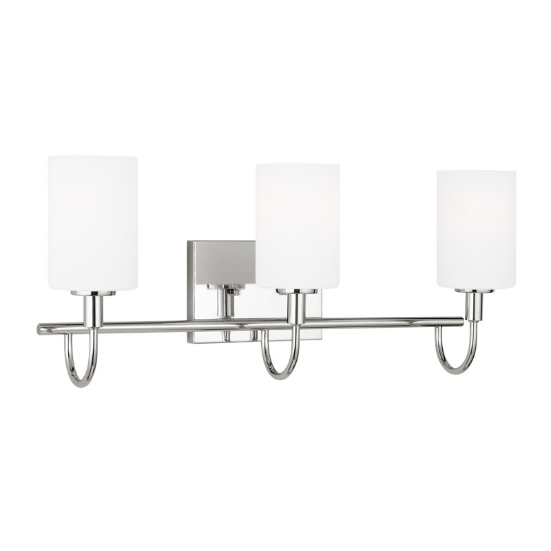 Rowley 3 - Light Dimmable Vanity Light, Chrome