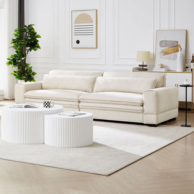MidCentury Sofa Couch Modern Upholstered Couch For Livingroom
