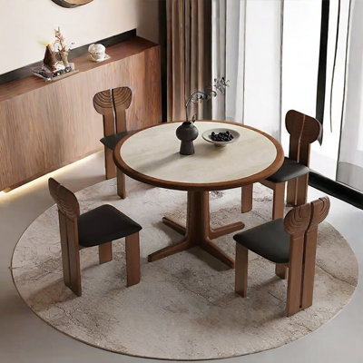 French vintage style round dining table sets.