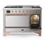 Majestic III Series 48 Inch Dual Fuel Range with 5 Sealed Burners, Griddle, Frenchtop in Matte Graphite (Natural Gas, Burnished Trim)-1387864835-1387864891-1387864895
