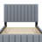 Upholstered Platform Bed With Trundle-2102198275
