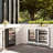 ZLINE Autograph Edition 24 in. Touchstone Beverage Fridge W/ White Matte Glass Door & Matte Black Handle (RBSOZ-WM-24-MB)