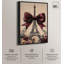 «Sparkling Bow Eiffel Tower», reproduction d'art sur toile par Art Remedy-115150405-115150412