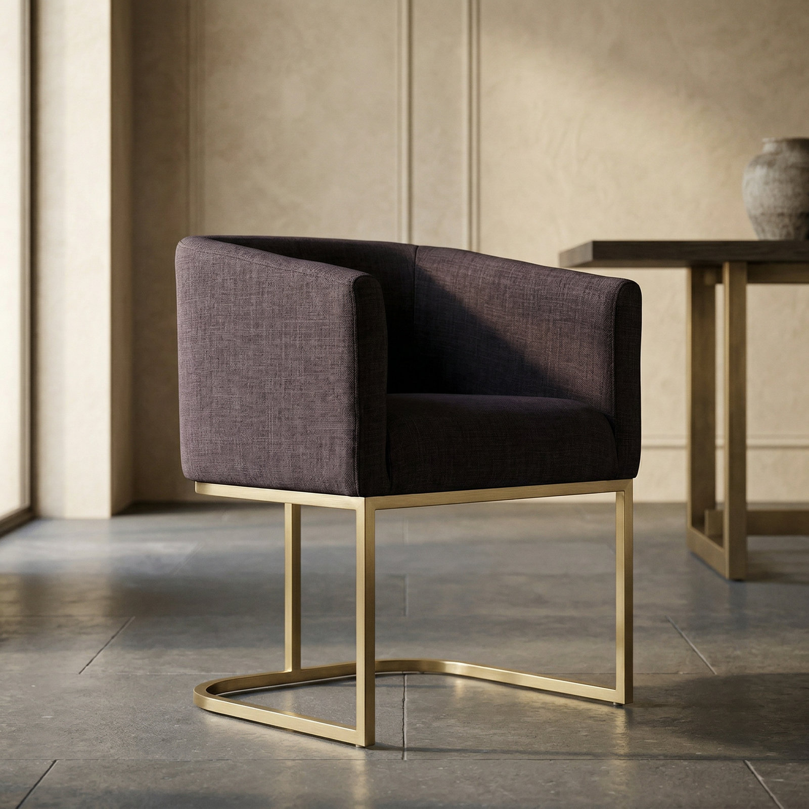 Echo Dining Armchair, Gray