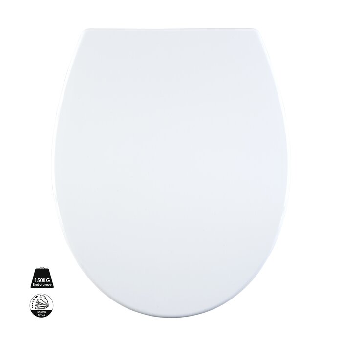 Belfry Bathroom Soft Close Round Toilet Seat & Reviews | Wayfair.co.uk