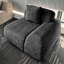 Canapé d'angle modulaire en chenille de 74 cm-966956319