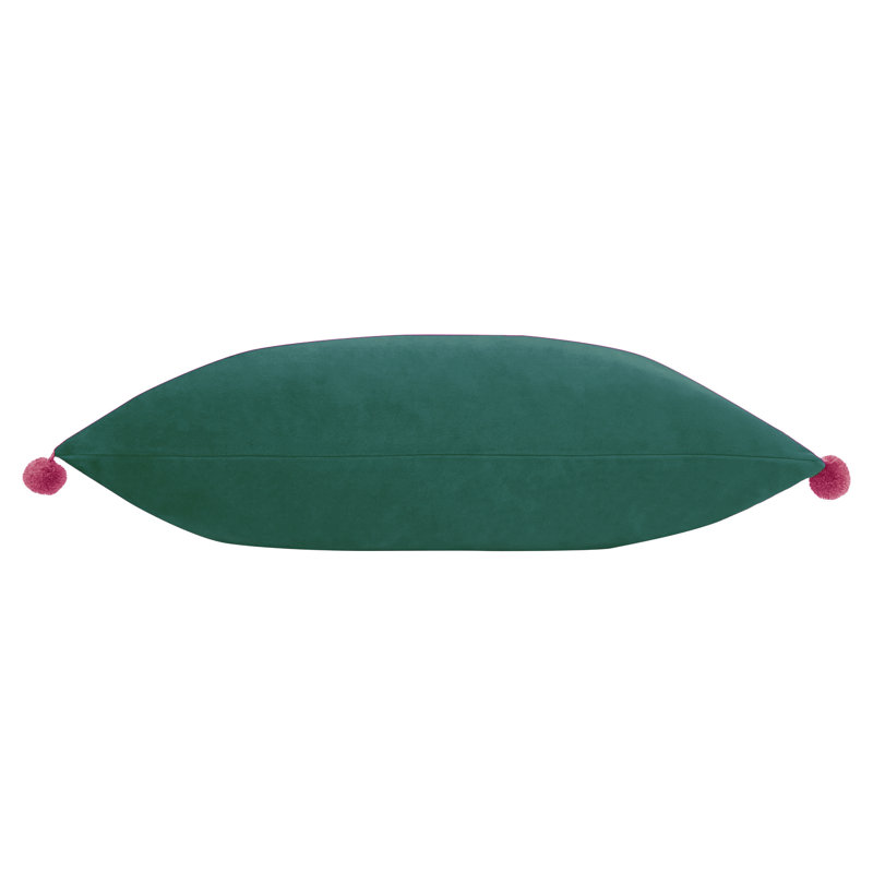 Theis Fiesta Rectangular Scatter Pillow Cover, Green, Feather