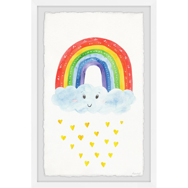 «Gastelum Rainbow Shower», reproduction encadrée, H 18 po x l 12 po x 1,5 po