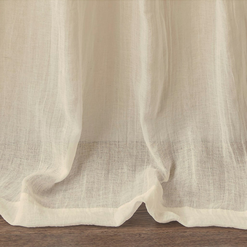 Vaneda Curtain Panel Pair, Cream