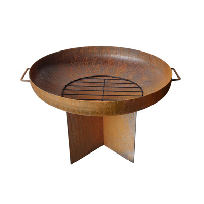 Vitiello Round Steel Smokeless Fire Pit