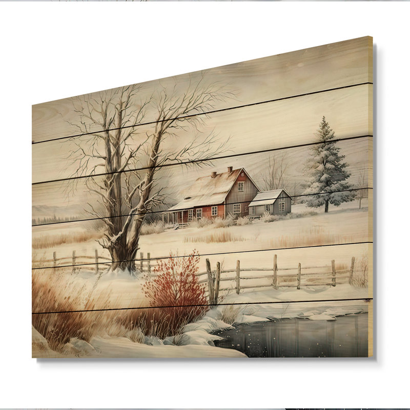 Ermont, reproduction sur bois sans cadre, H 12 po x l 20 po x P 1 po