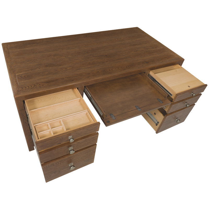Driftwood Executive Desk, Walnut