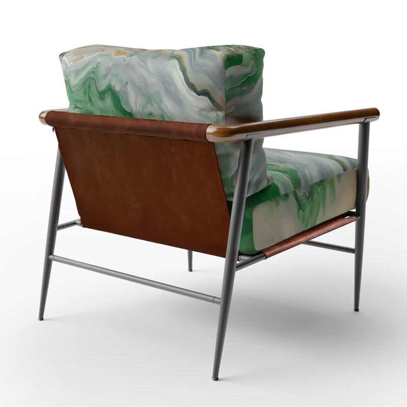 Chaise d'appoint Aarons Coast Sea Waves, Noir, noir, noir, noir