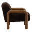 Johnson Faux Fur Occasional Chair, Sand-2065046463