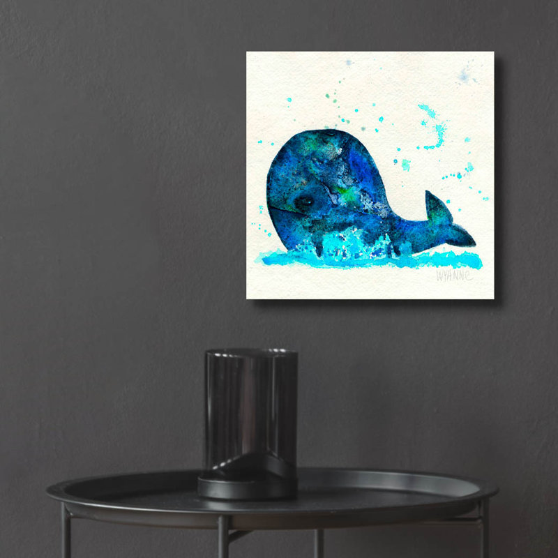 «Little Whale» par Wyanne, H 12 po x l 12 po