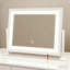 Miroir de salle de bain lumineux avec contrôle tactile intelligent, 3 modes de couleur et luminosité réglable, miroir de maquillage à DEL avec grossissement 10 fois, rotation à 360 °, cadre en aluminium robuste