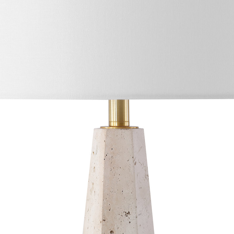 Gabryanna Standard Table Lamp, Travertine