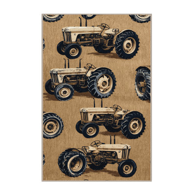  Tapis lavable rétro