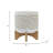 8" Chevron Planter W/ Wood Stand