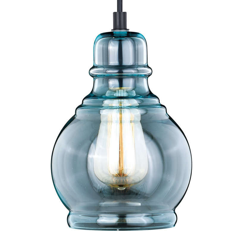 Luminaire suspendu en forme de cloche à 1 lumière Denzel