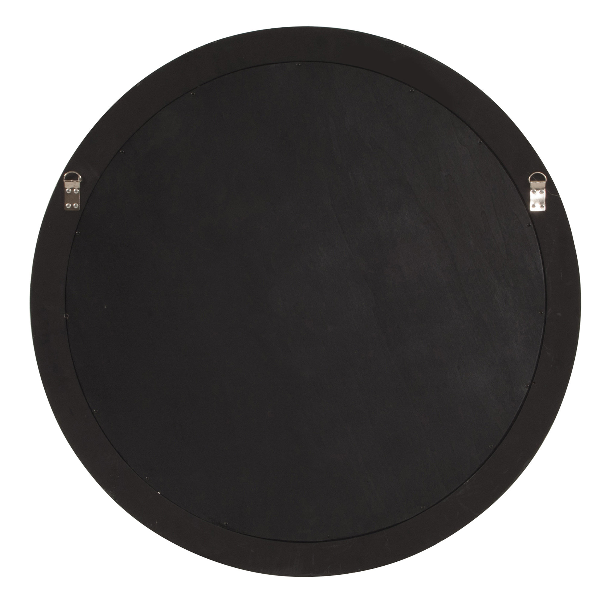 Talvi Wood Round Wall Mirror, Hot Pink