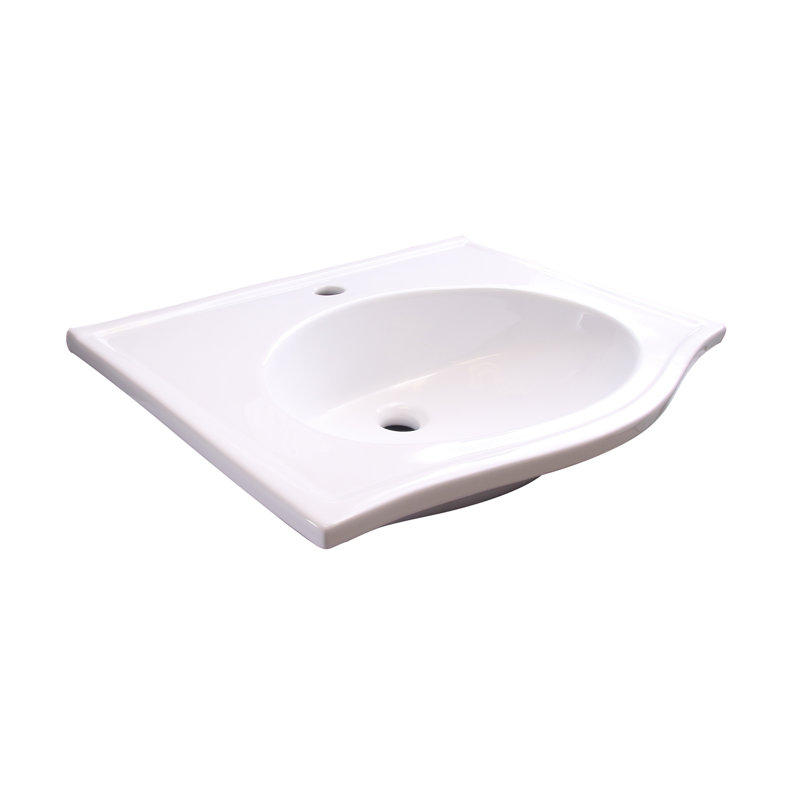 Barclay Carlisle 19'' White Vitreous China Rectangular Bathroom Sink
