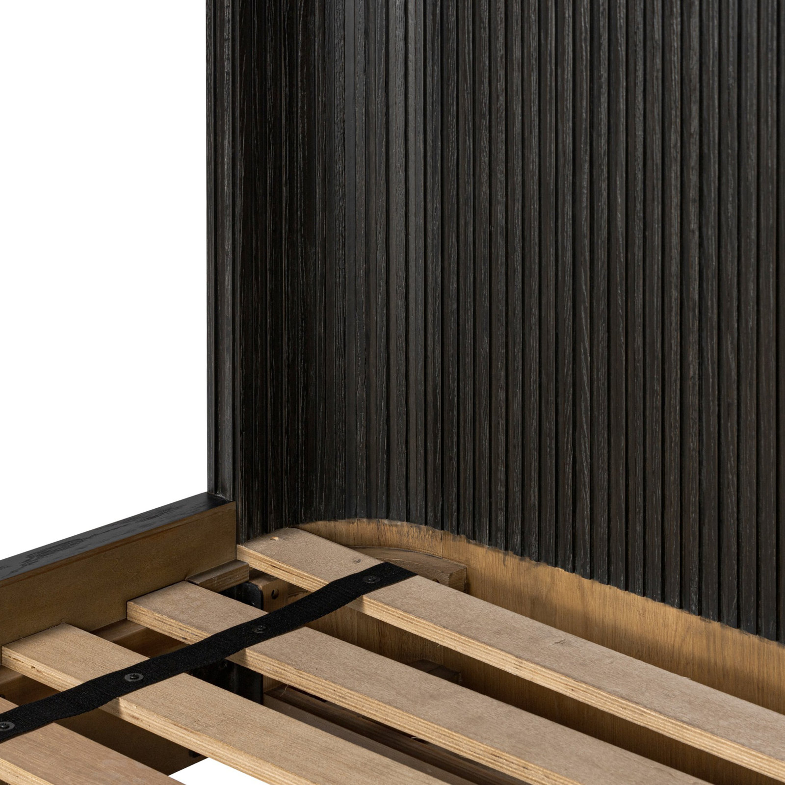 Geira Solid Wood, Manufactured Wood Wingback Bed, Queen